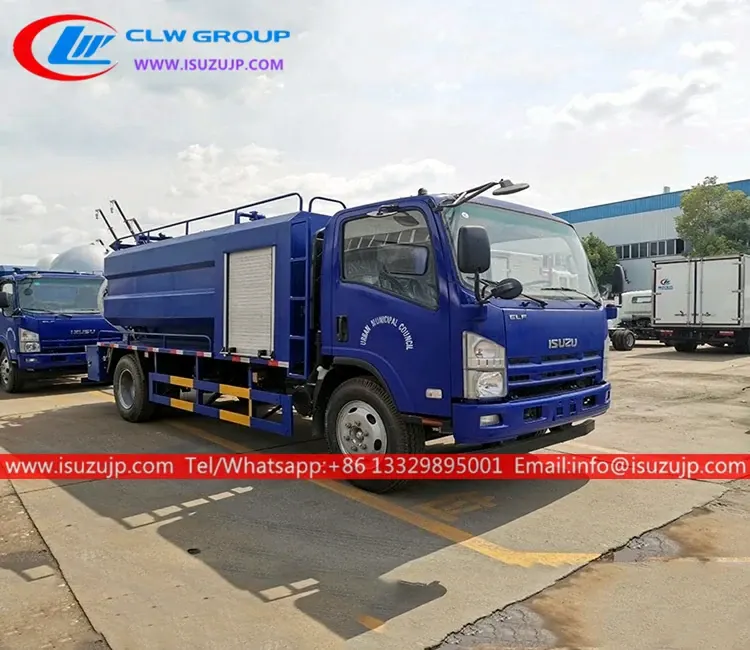 ISUZU ELF 8m3 vacuum jetting truck