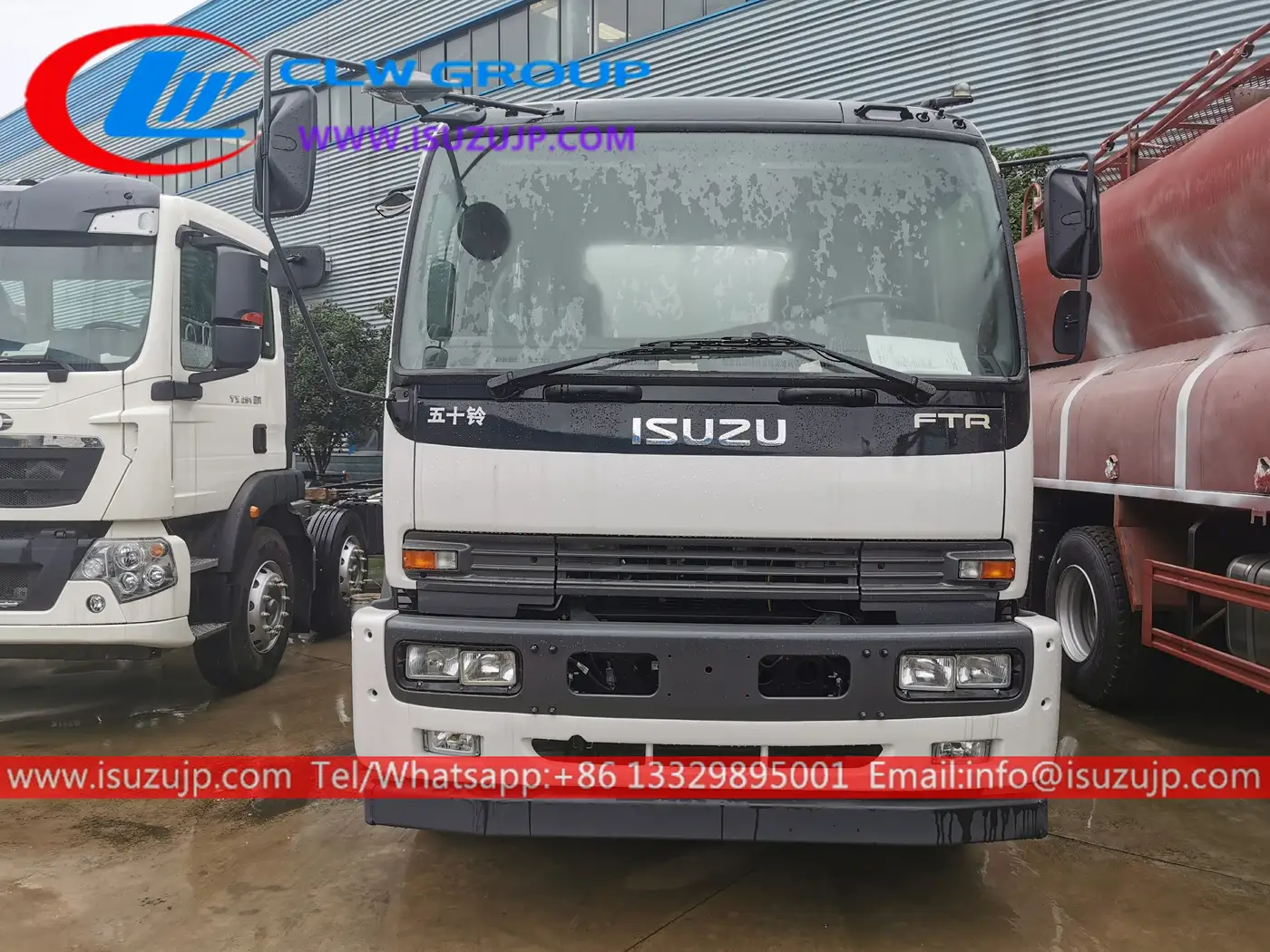 Isuzu FTR 3000 gallons stainless steel water hauler for sale
