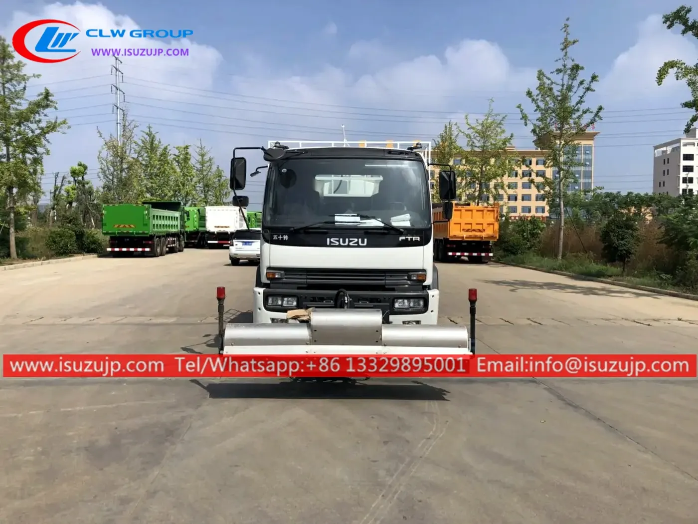 ISUZU FTR 8000liters high pressure cleaning truck