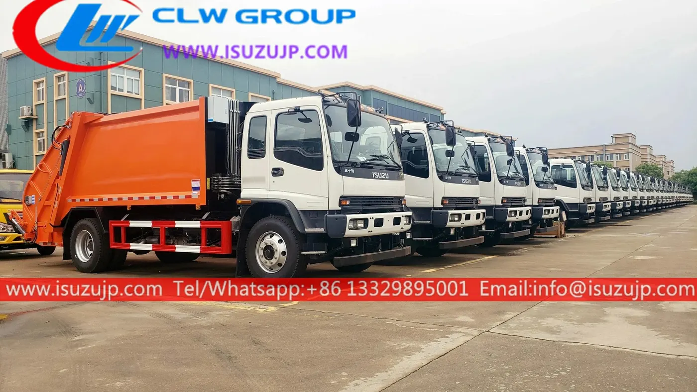 ISUZU FVR 15m3 refuse collection garbage compactor truck