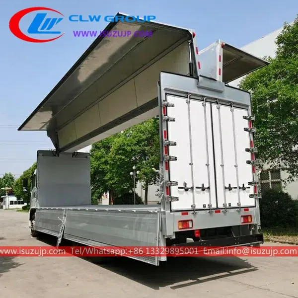 Isuzu Giga 10 wheeler Aluminum truck wing van for sale