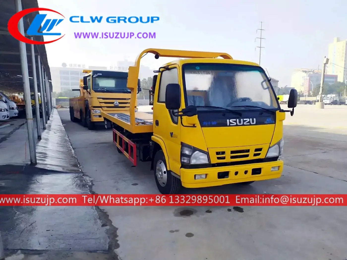 ISUZU 600P mini slide tray tow truck