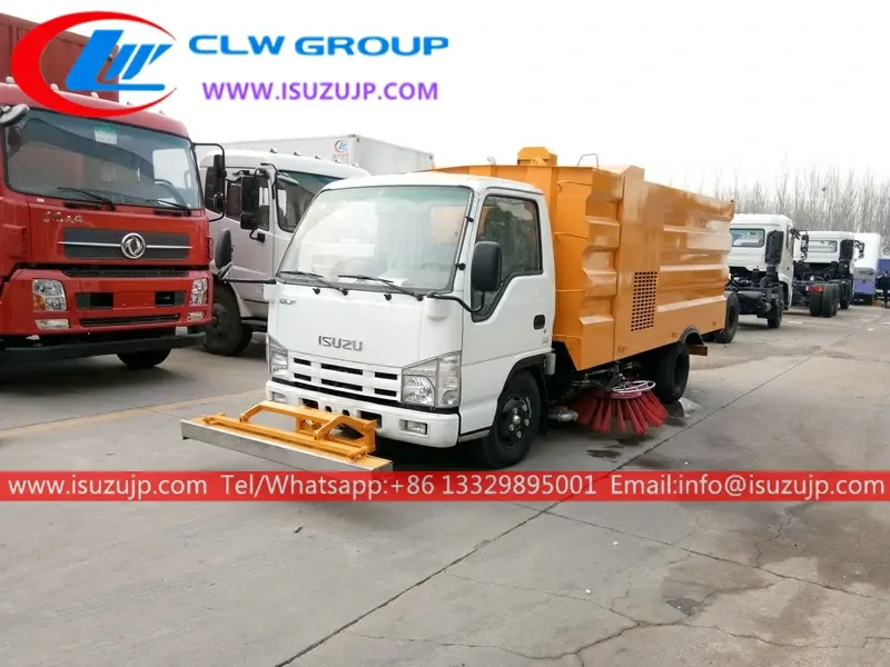 ISUZU NHR 5m3 road cleaning sweeper truck