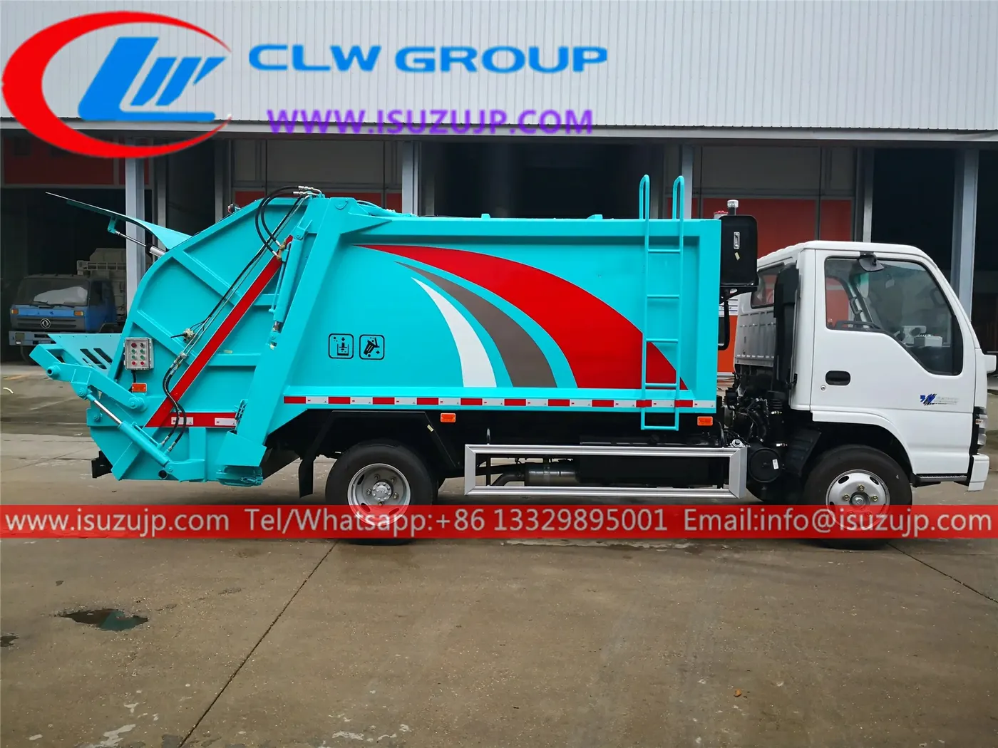 ISUZU NKR 5 ton compactor garbage truck