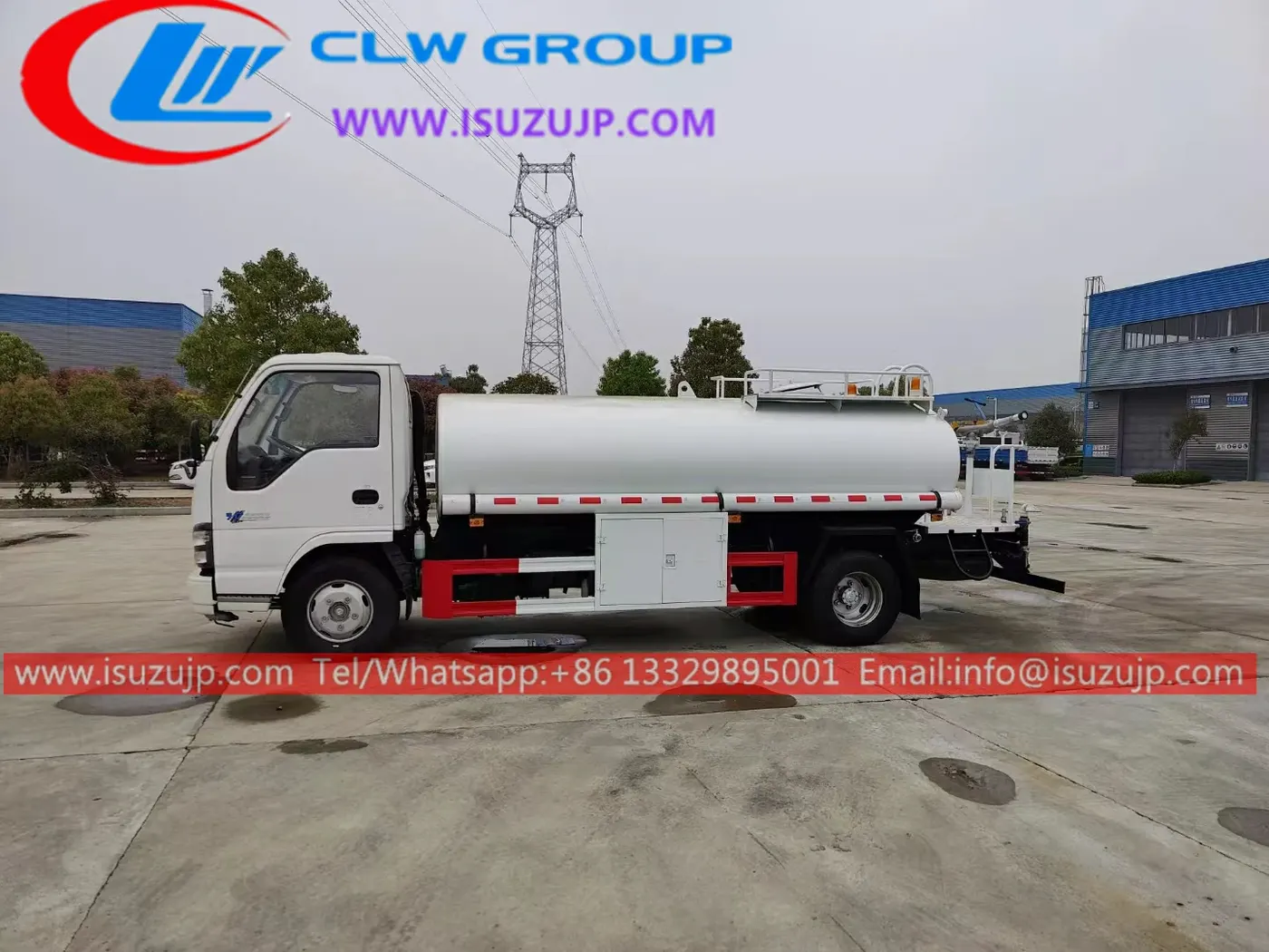 ISUZU NKR 5000liters water tender for sale