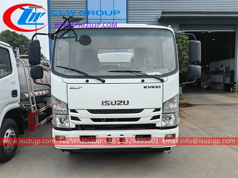 ISUZU NMR 5000liters potable water hauler truck for sale in Ghana