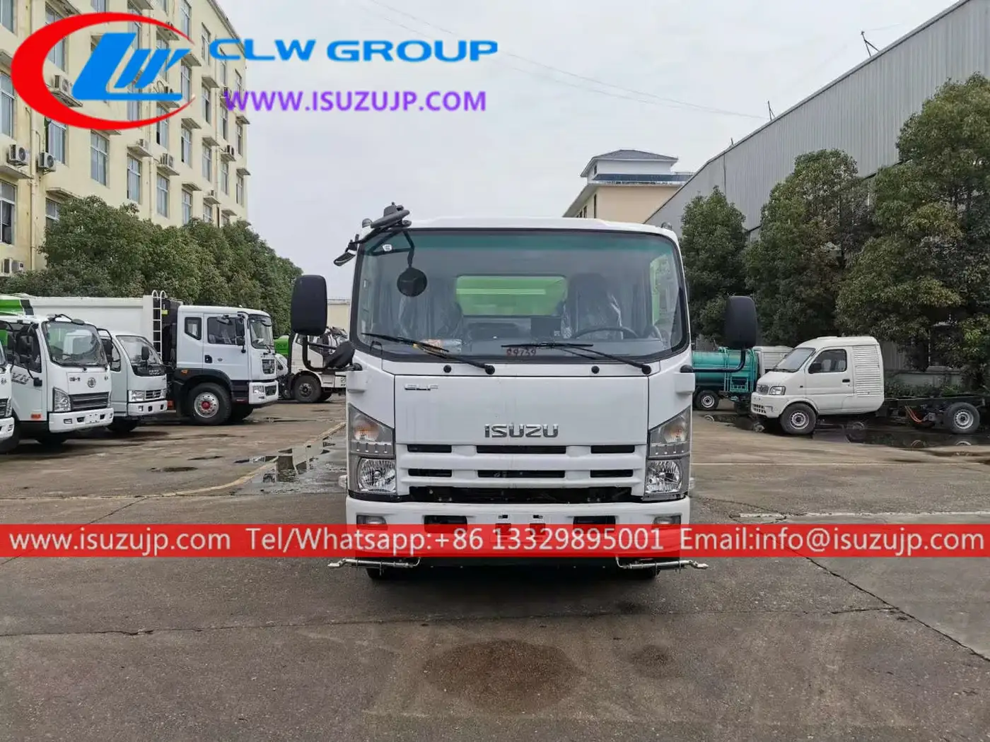 ISUZU NPR 10cbm street sweeping truck