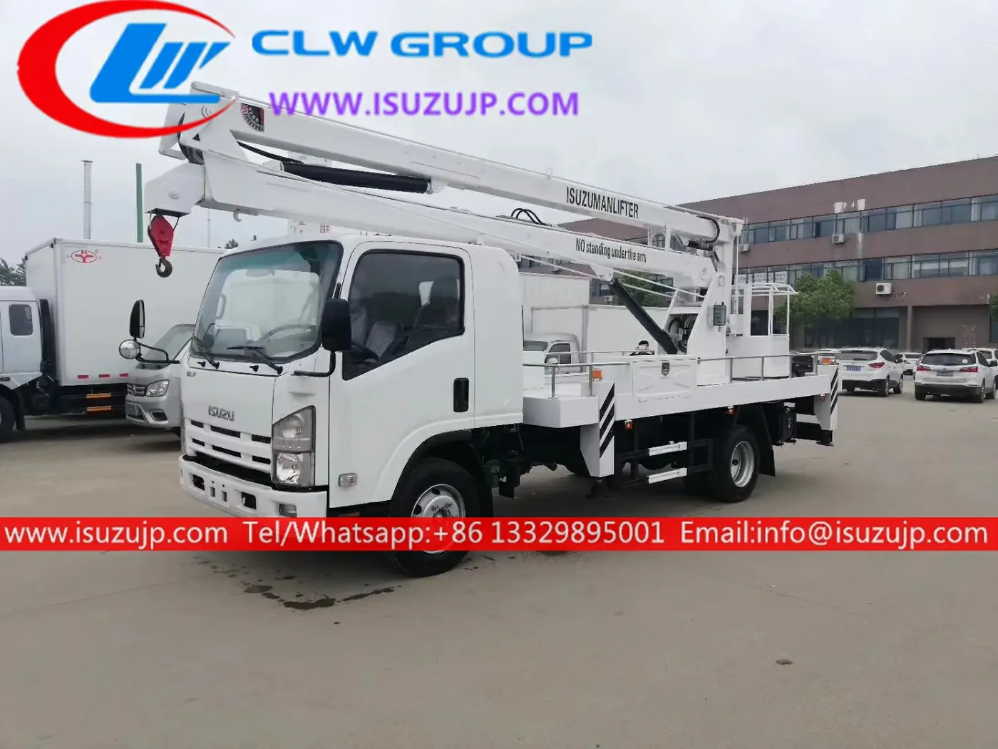 ISUZU NPR 20m man lifter truck