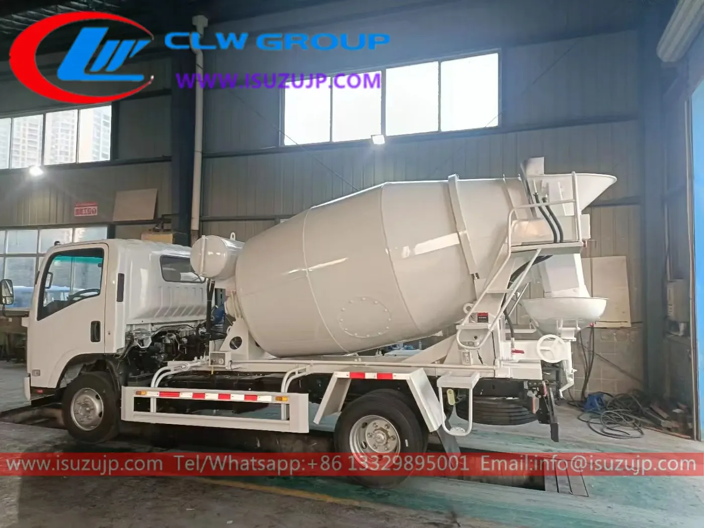 ISUZU NPR 3-5cbm mini ready mix concrete truck Philippines