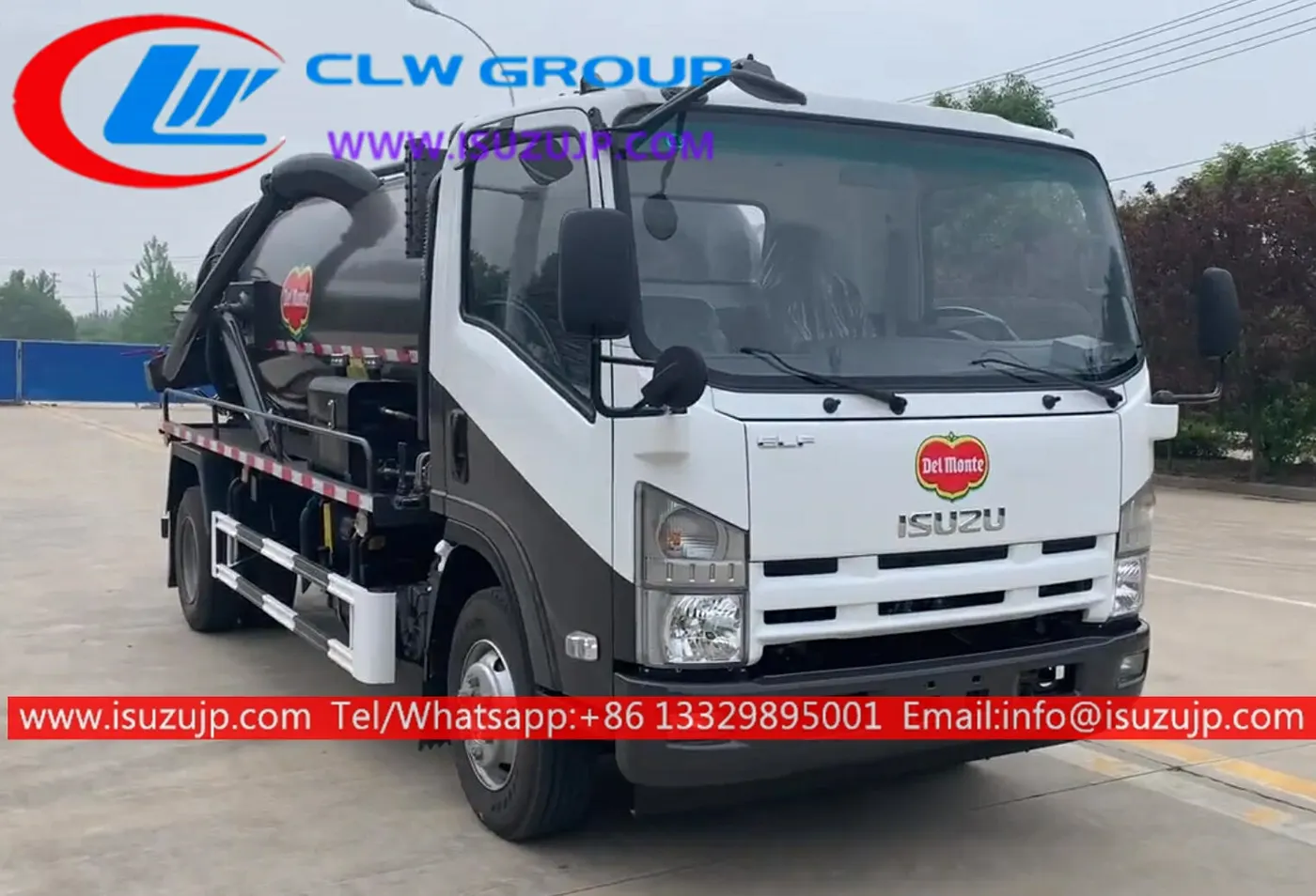 ISUZU NPR 8000L sewage tanker truck
