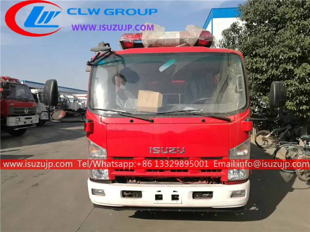 ISUZU NQR 5000kg military fire trucks for sale