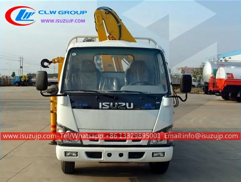 japan hydraulic knuckle construction mobile truck with crane