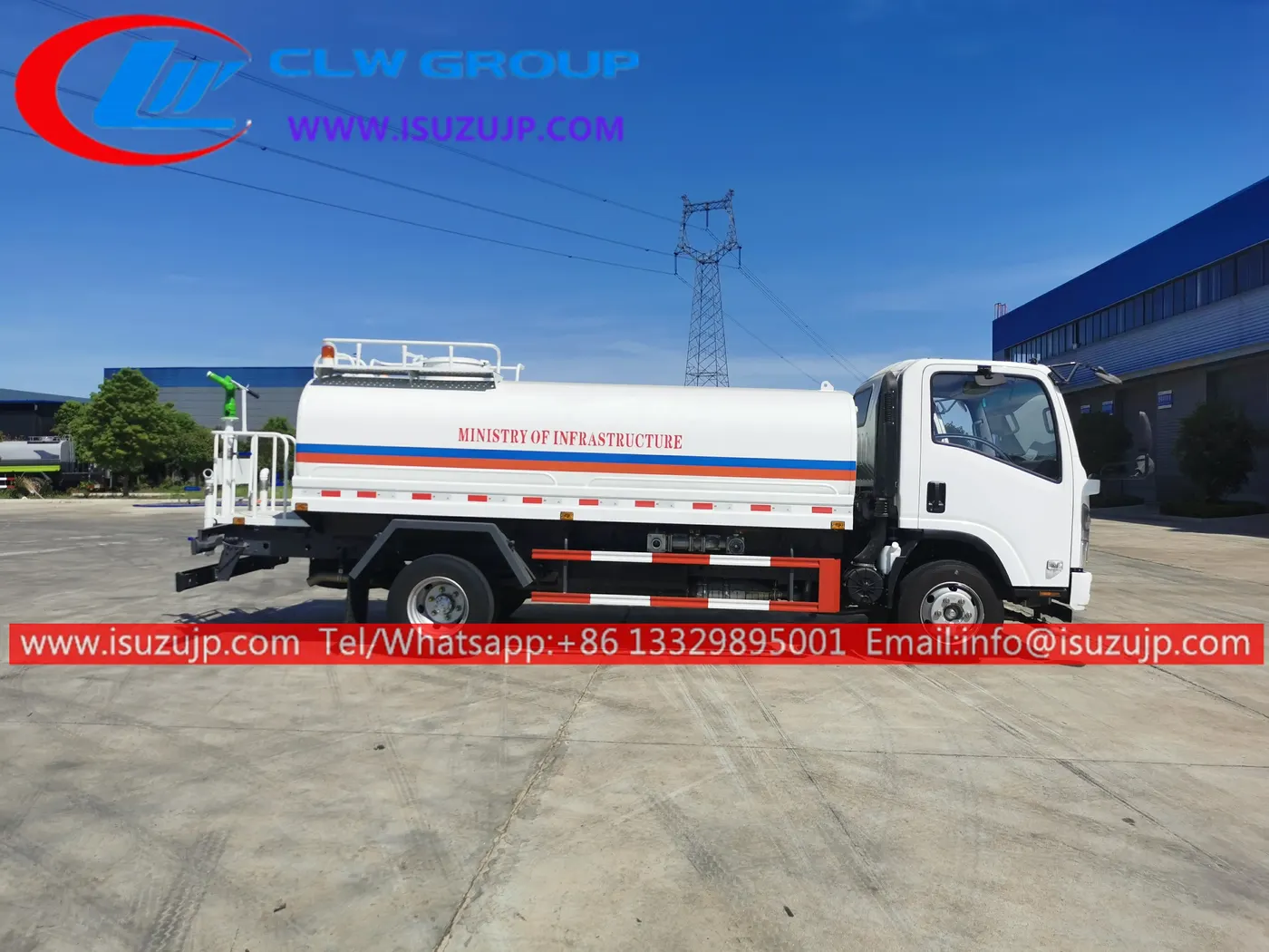 Japan Isuzu 10000liters water pumper truck for sale Ghana