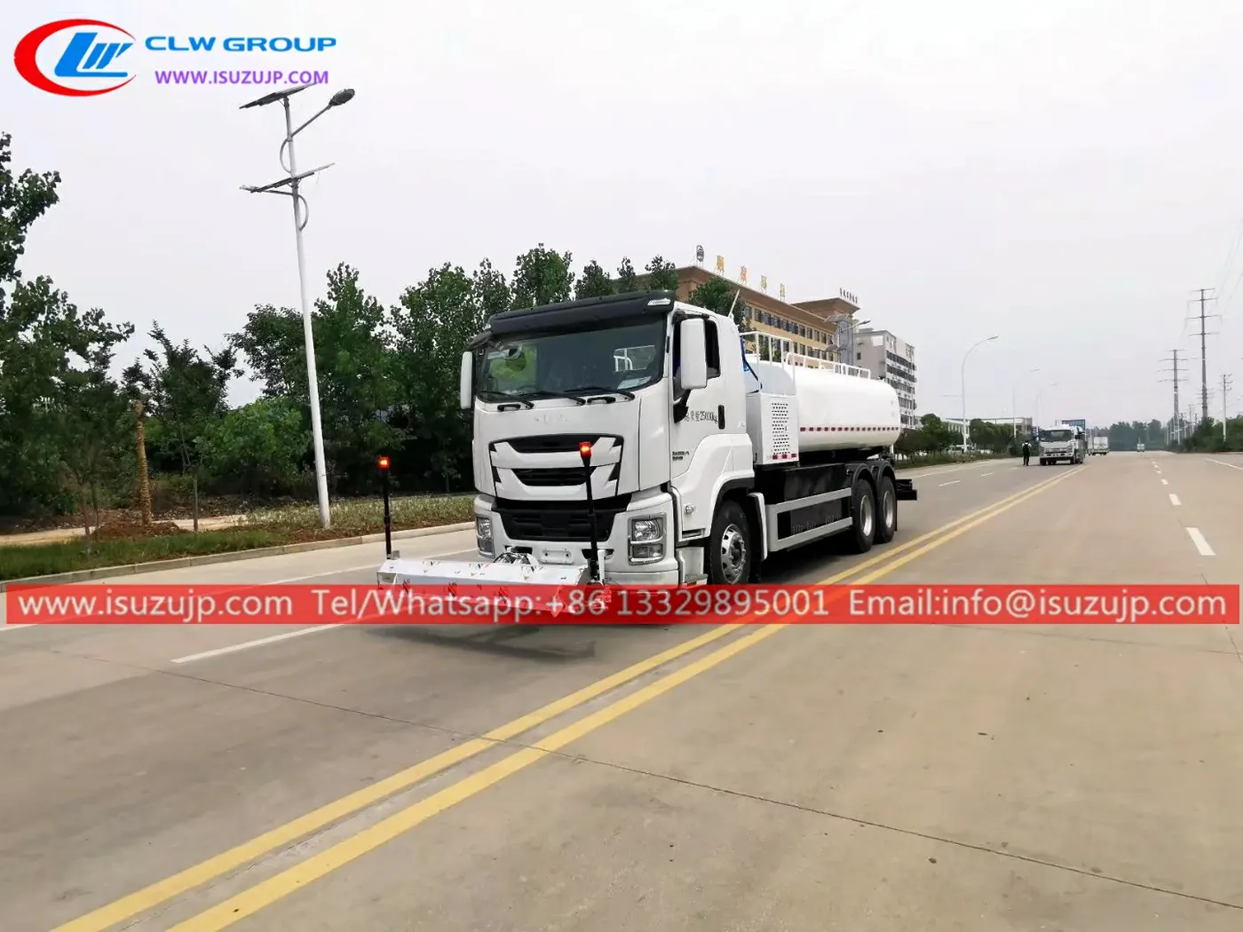 6×4 ISUZU GIGA 12000L street cleaning truck