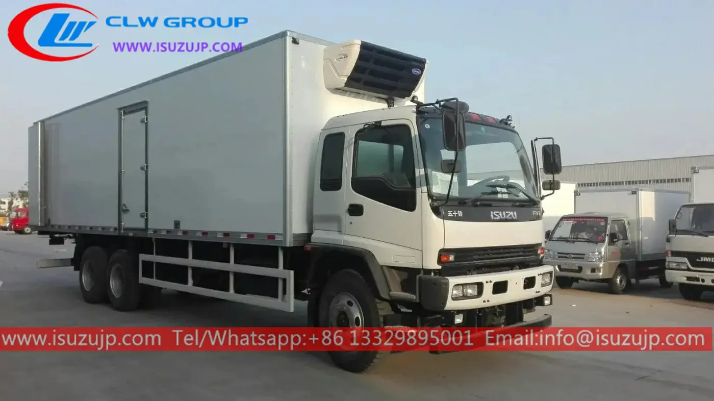 6×4 ISUZU FVZ 20 ton Vegetable food freezing and cooling truck
