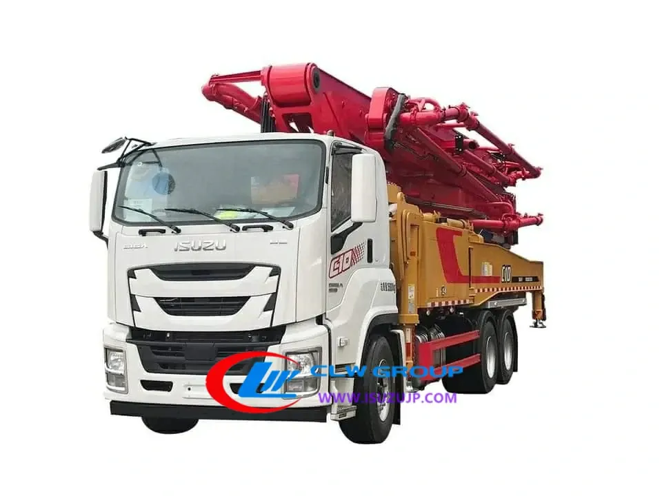 6×4 Isuzu GIGA 52meters cement pump truck for sale