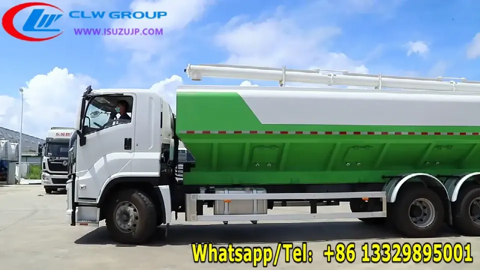 6×4 Isuzu Giga 15 ton animal feed truck