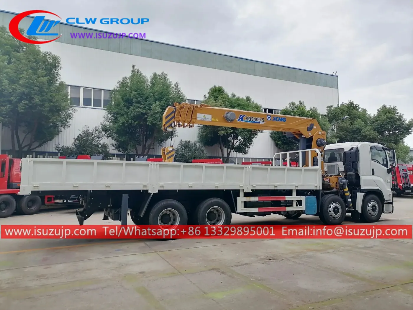 8×4 ISUZU GIGA mobile telescopic XCMG truck crane 20 ton