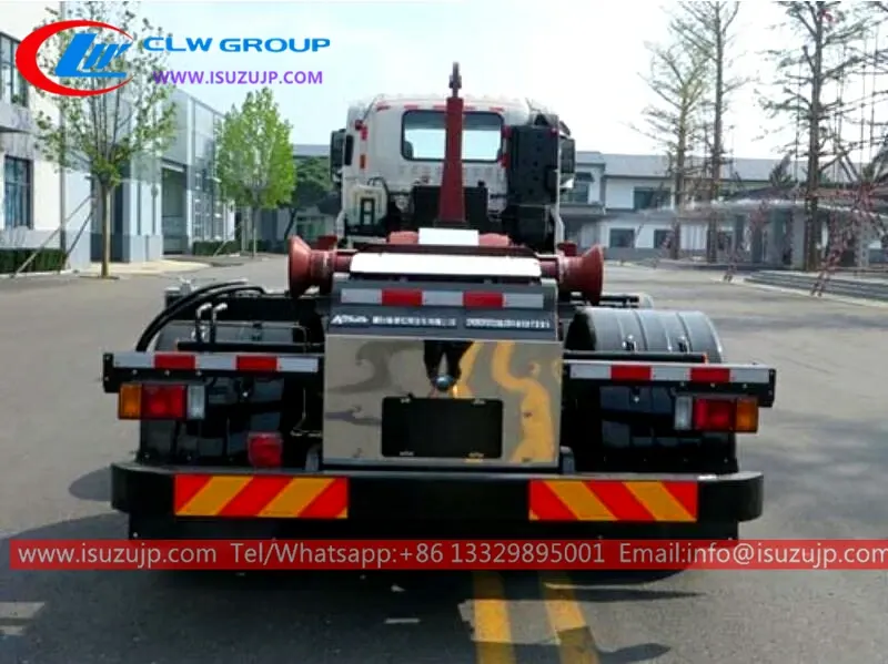12 wheel ISUZU GIGA 25ton roll on roll off dump truck