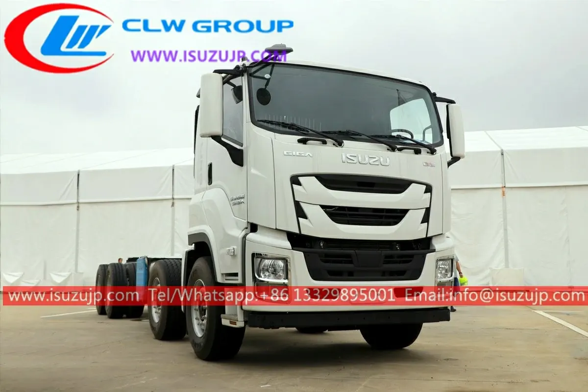 12 wheeler ISUZU GIGA 460hp 520hp heavy duty truck chassis