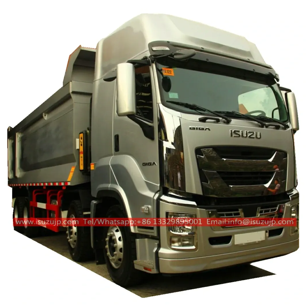 460HP Isuzu GIGA VC61 8×4 biggest dump gravel truck