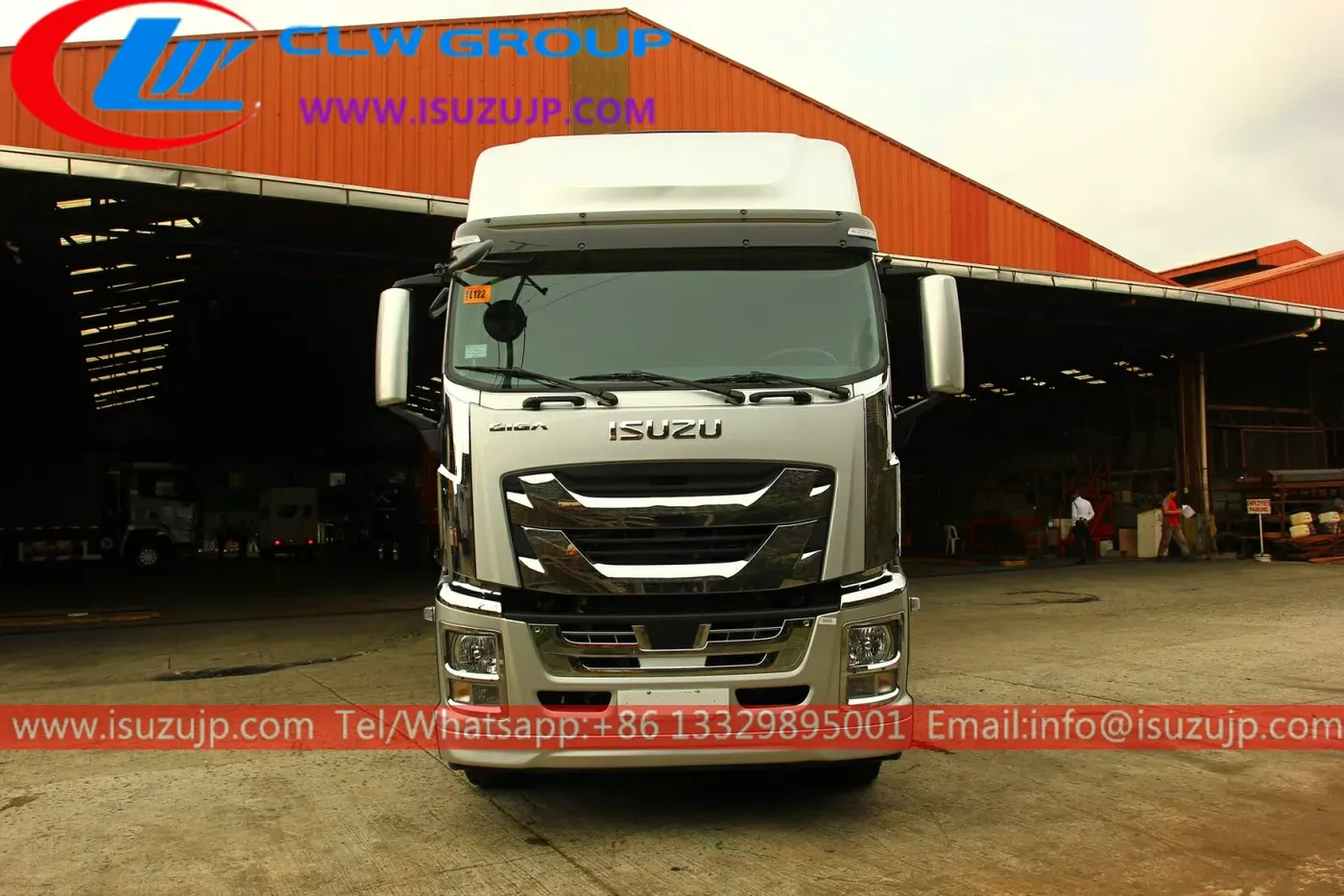 460HP Isuzu GIGA VC61 8×4 biggest dump gravel truck
