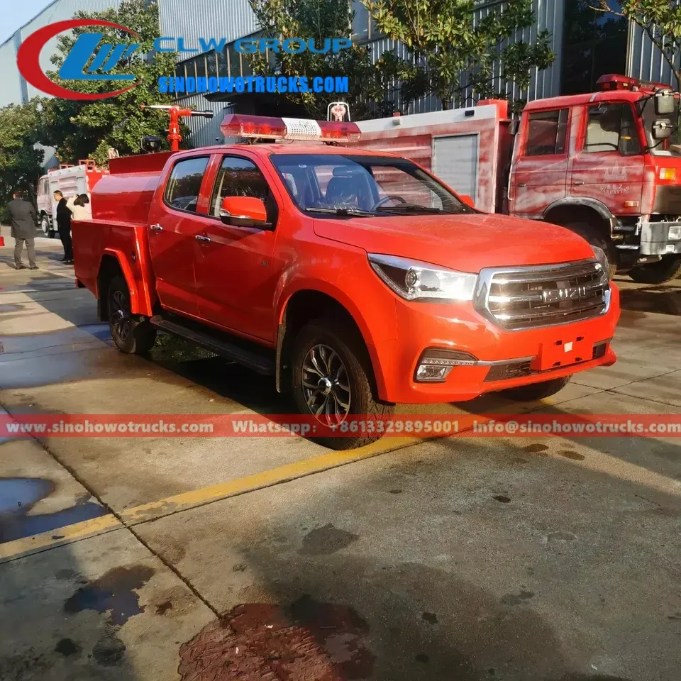 4WD Isuzu pickup mini water mist fire truck for sale Philippines
