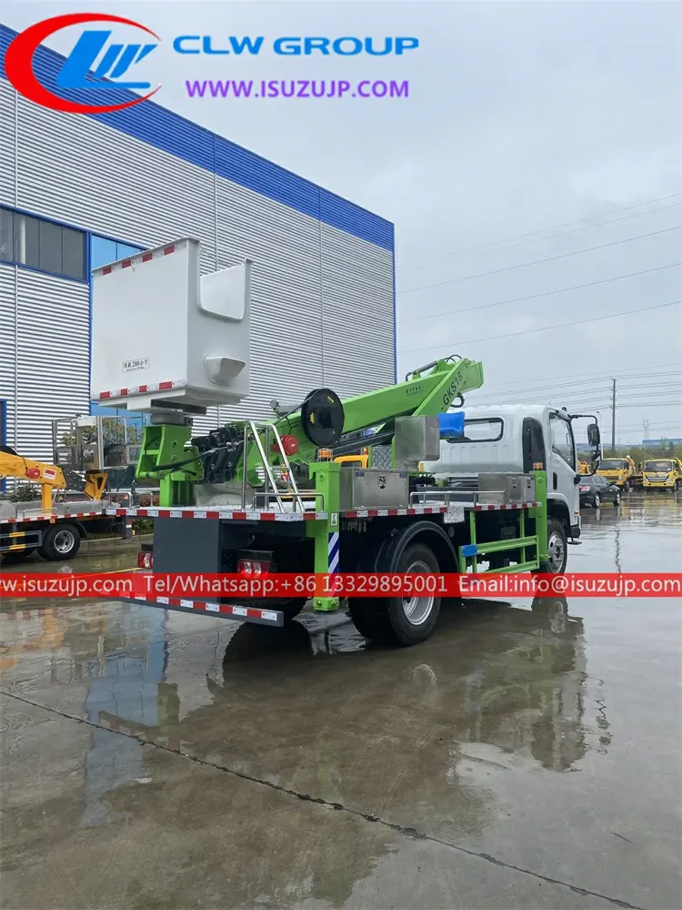4×4 18meters Isuzu telescopic boom high-altitude working vehicle