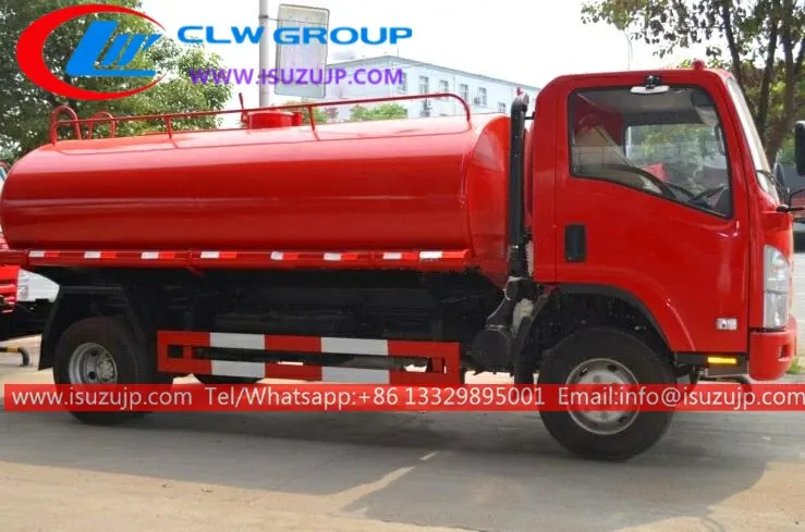 4X4 ISUZU 10cbm off road water tanker truck