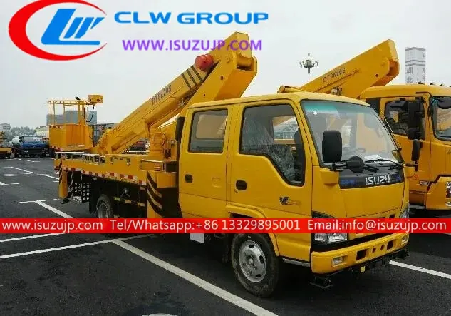 4X4 ISUZU NKR 18m all terrain cherry picker