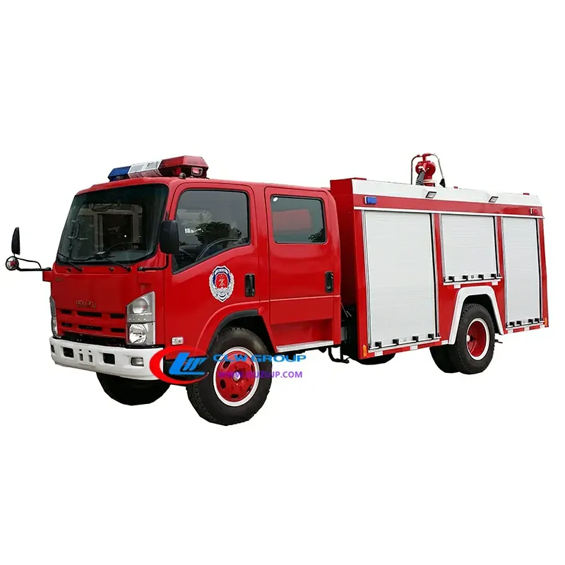 4×4 ISUZU NPR 5000kg fire engine truck for sale