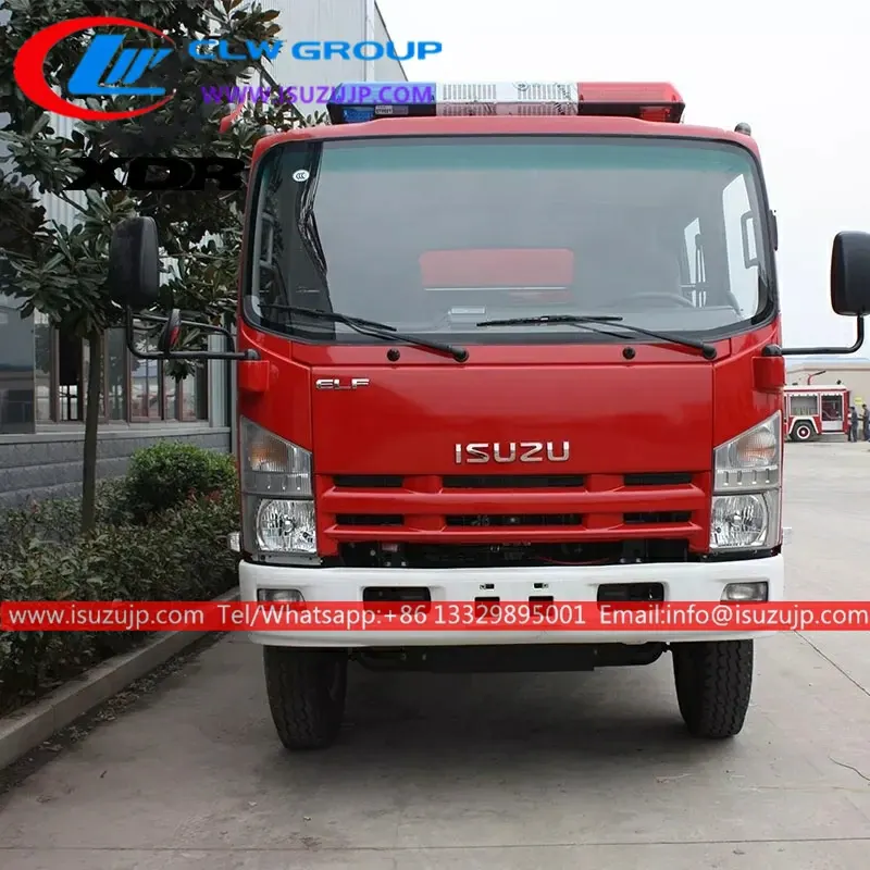 4×4 ISUZU NPR 5000kg fire engine truck for sale