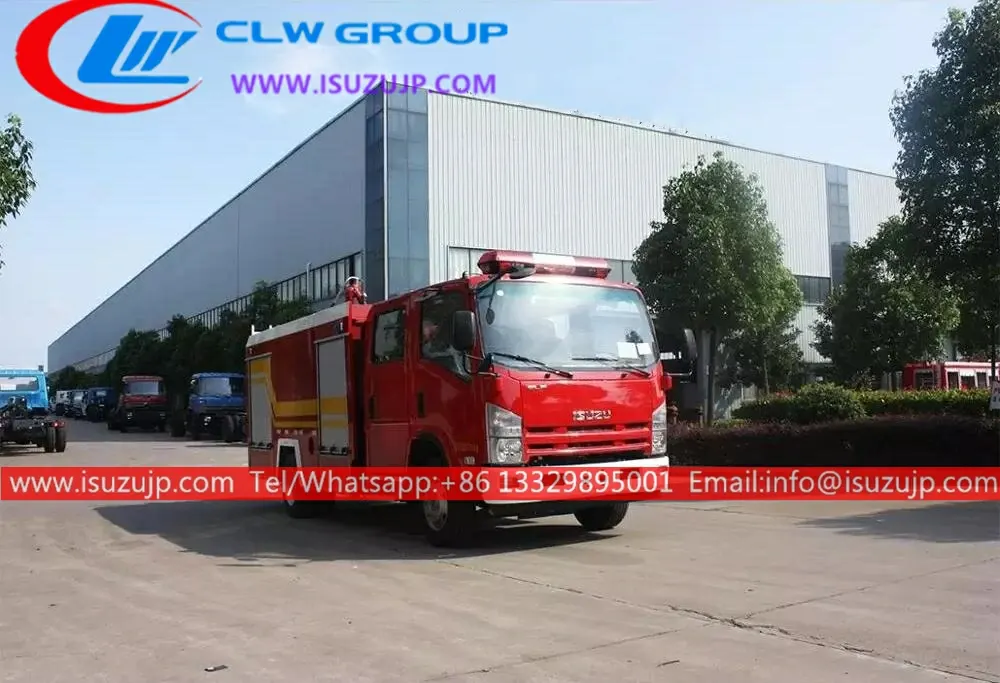 4×4 ISUZU NPR 5000kg fire engine truck for sale