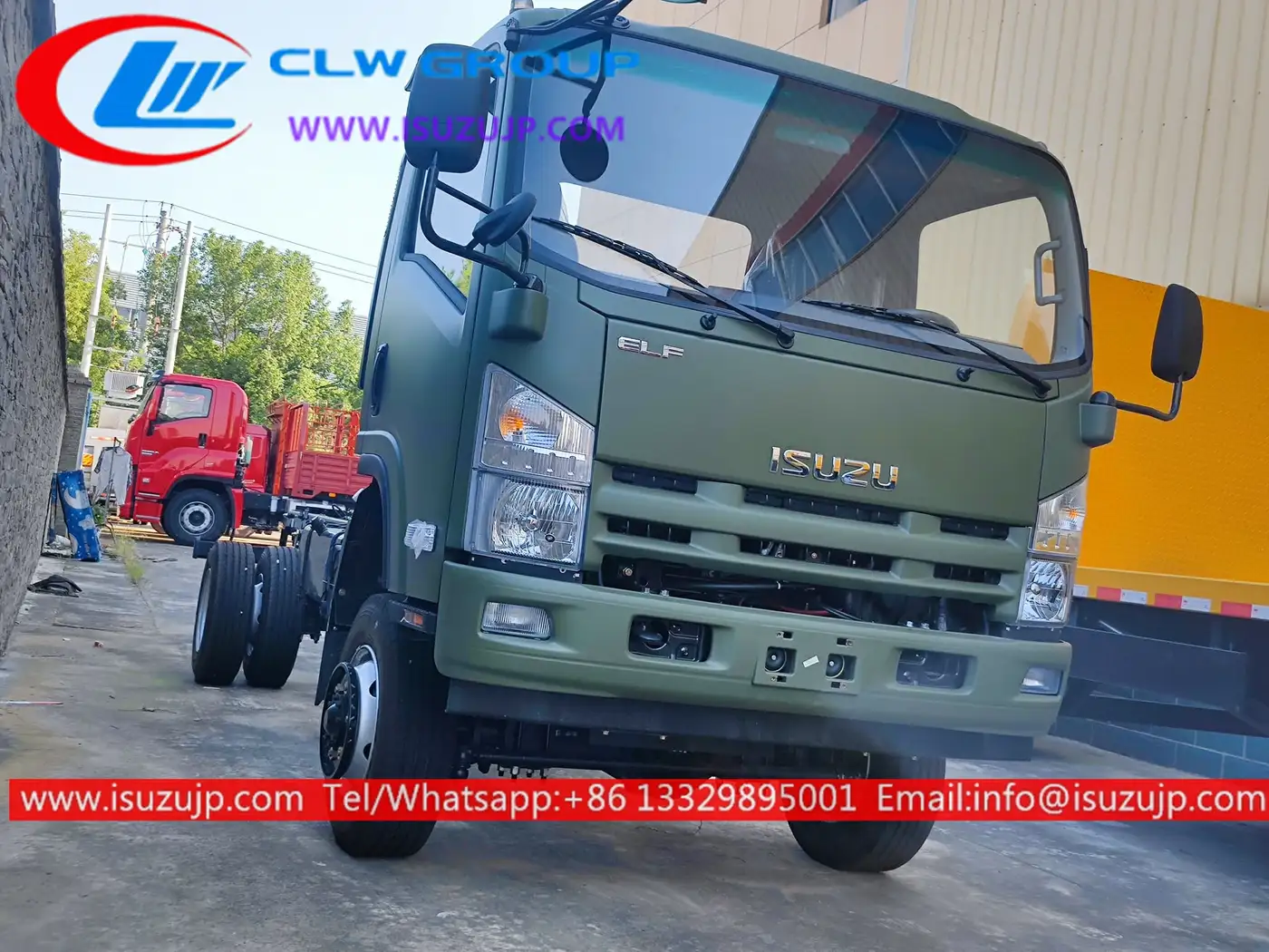 4WD 4×4 ISUZU NPR all terrain 8tons truck chassis