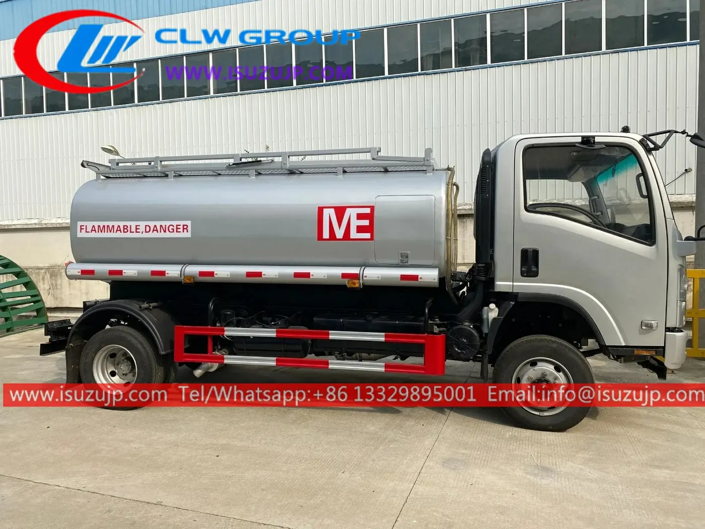 4×4 ISUZU NPR All Wheel Drive 8000L oil fuel tanker