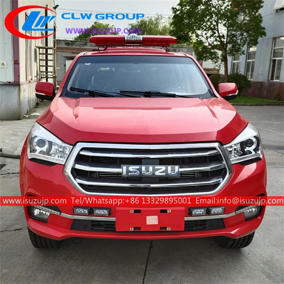 4×4 Isuzu pickup fire truck for sale