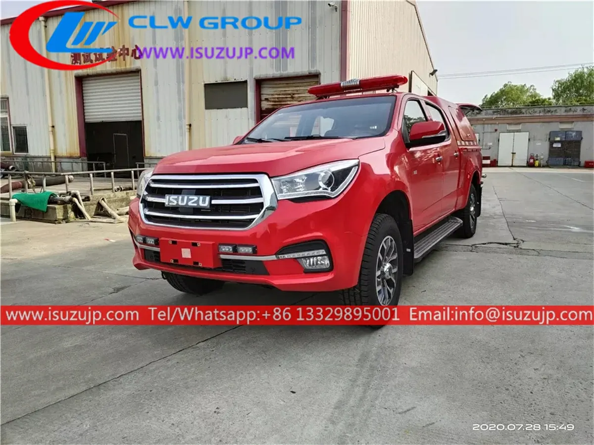 4×4 Isuzu pickup fire truck for sale