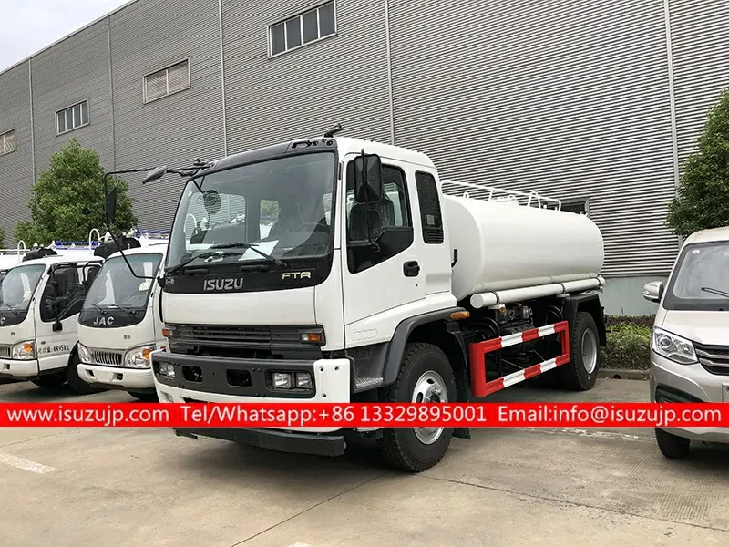 ISUZU FTR 3000 gallon diesel water tanker truck
