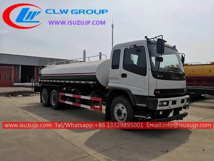 10 tire Isuzu 20 ton water cart for sale Peru