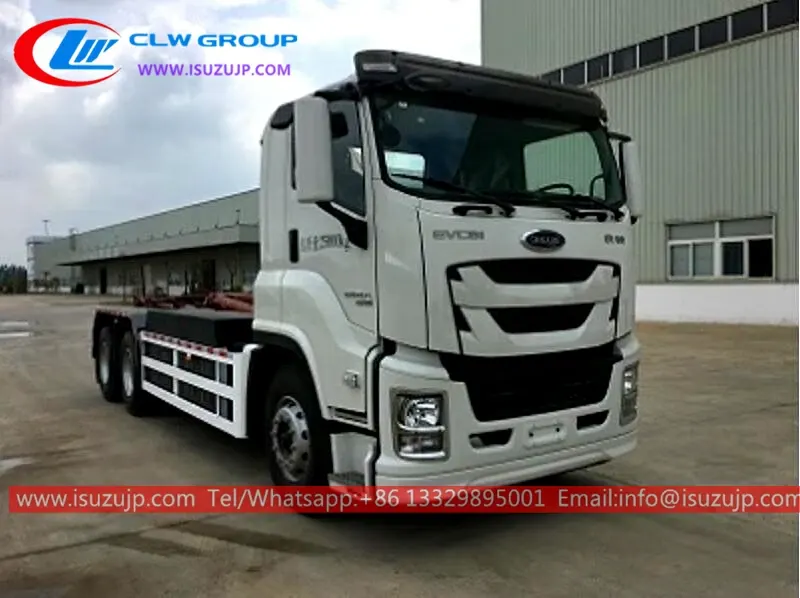 ISUZU GIGA 18m3 roll off dumpster truck for sale