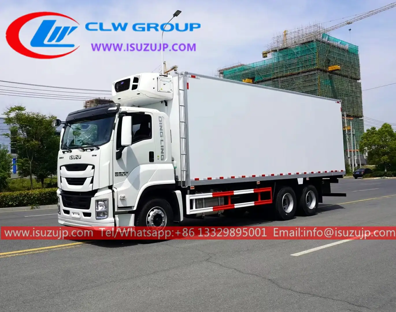 6×4 ISUZU GIGA 20-25tons refrigerated van for sale philippines