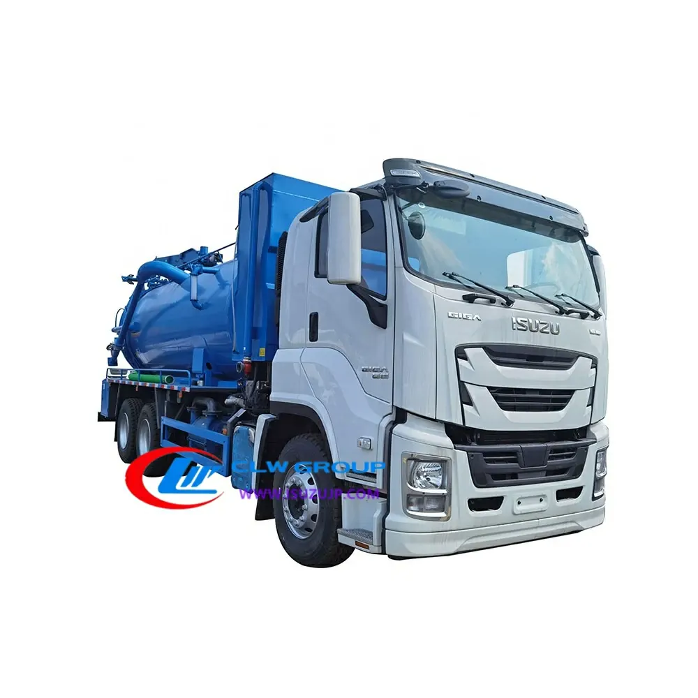 6×4 ISUZU GIGA 20cbm sewage suction jetting truck