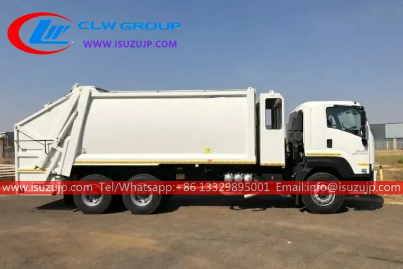 6×4 ISUZU GIGA 20cbm trash collection compacting garbage truck