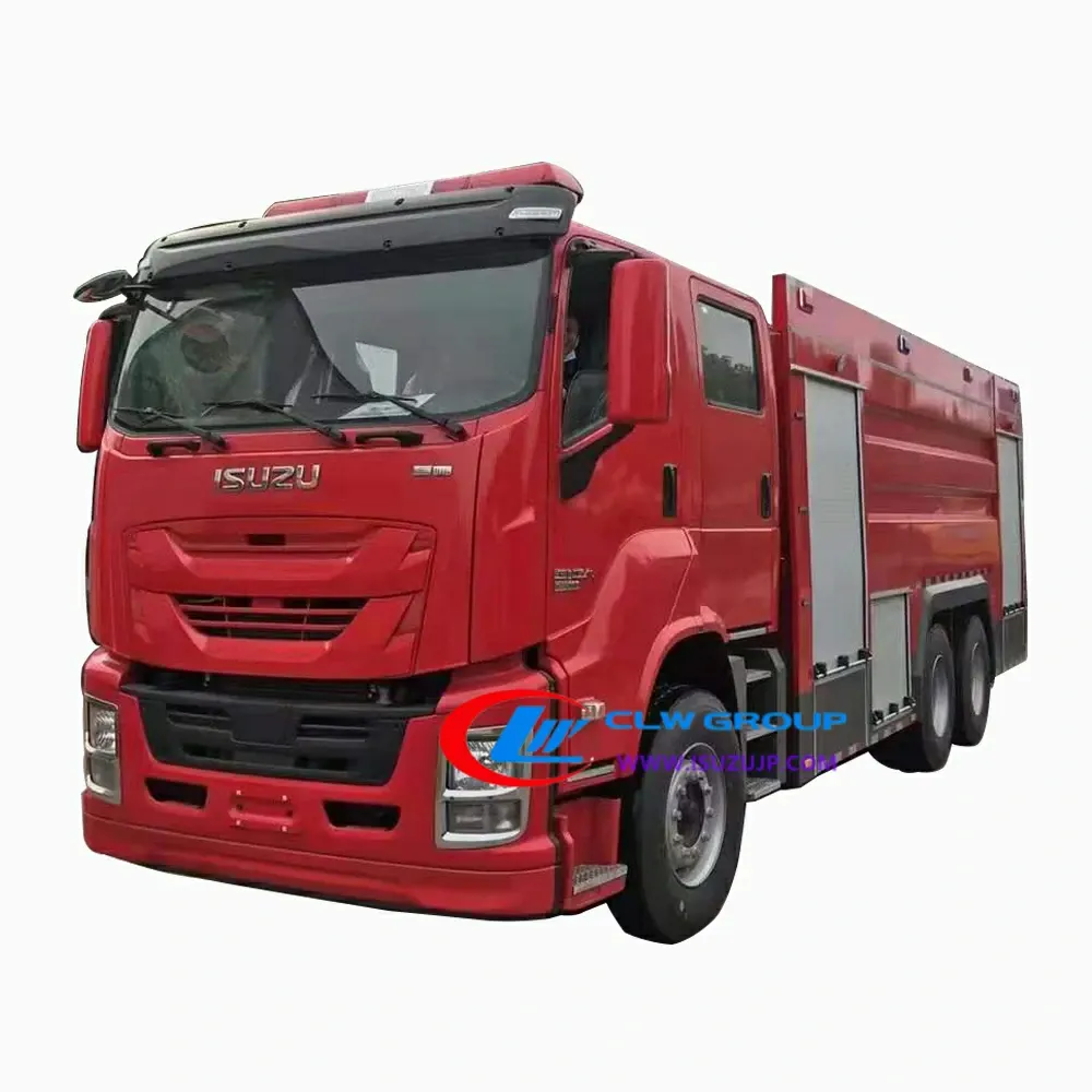 6×4 ISUZU GIGA 4000 gallon fire tanker for sale