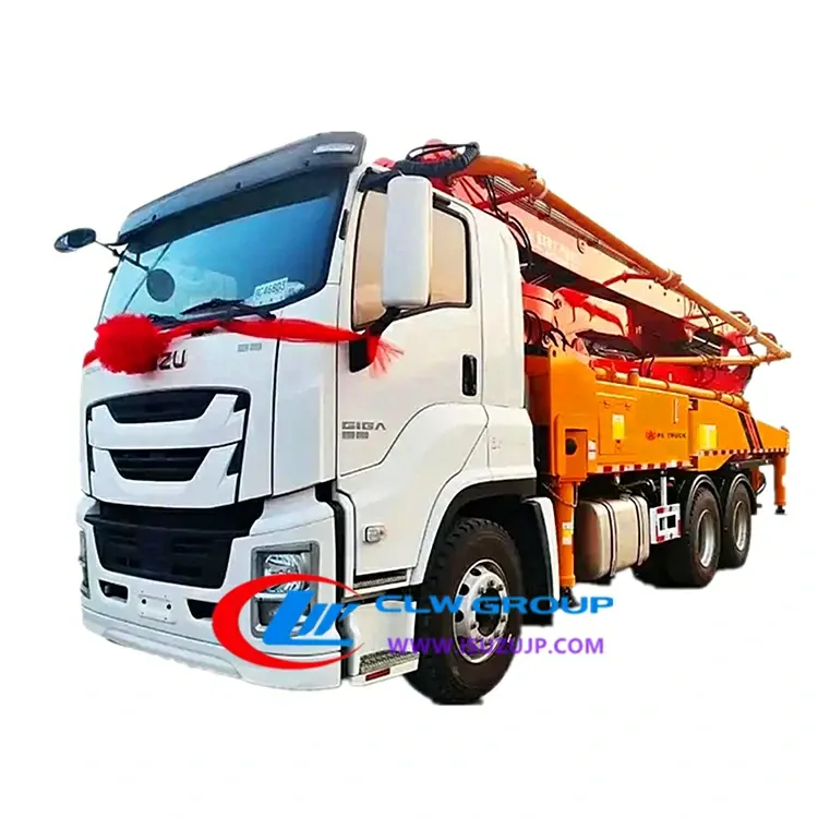 6×4 Isuzu GIGA 52meters cement pump truck for sale