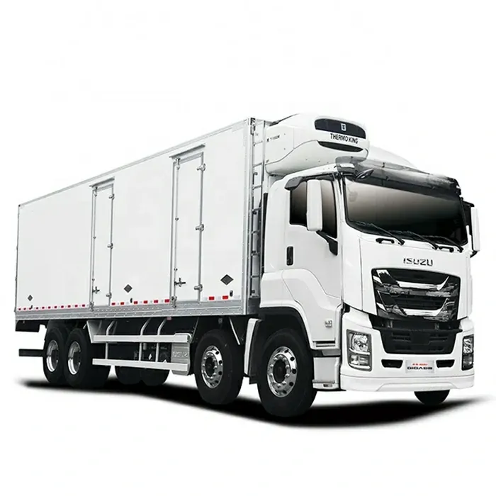 8×4 ISUZU GIGA 30 ton Thermo King refrigerator freezer trucks from japan