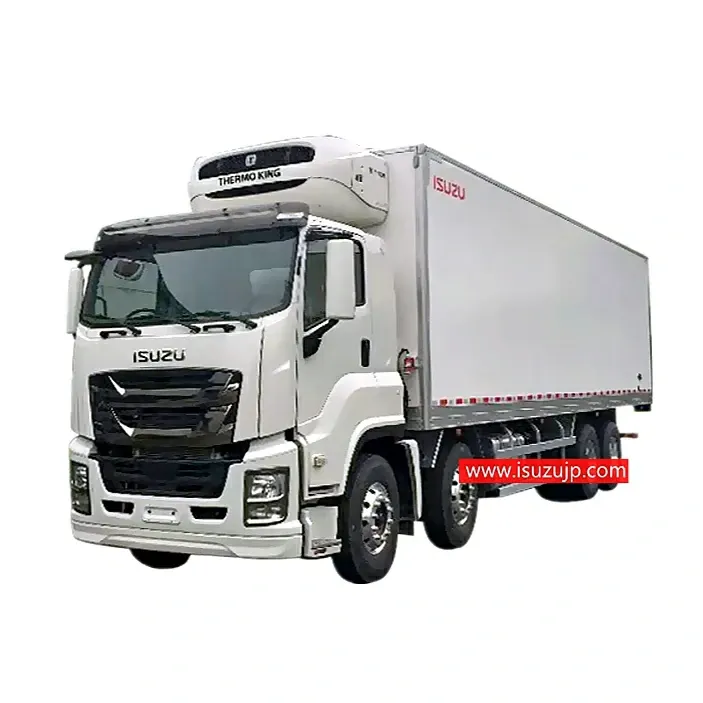 8×4 ISUZU GIGA 30 ton Thermo King refrigerator freezer trucks from japan