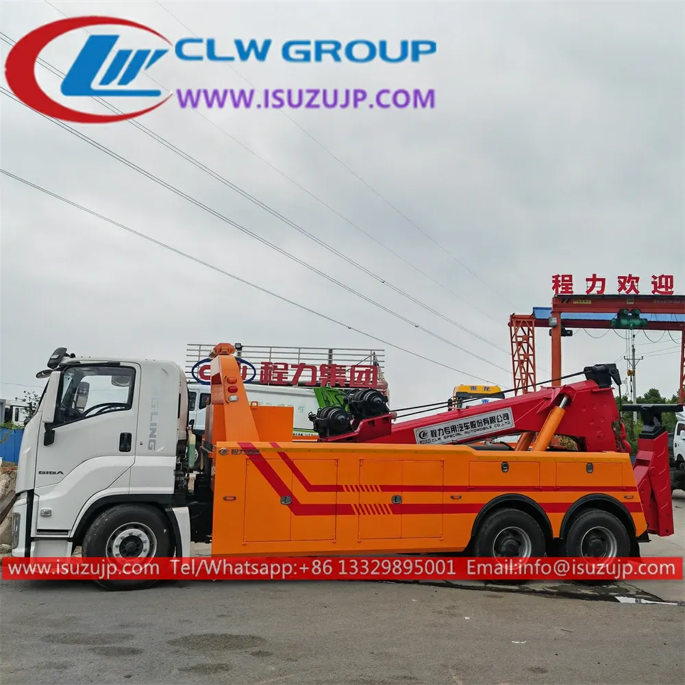 8×4 ISUZU GIGA 30 ton Rollback Tow Recovery Wrecker Truck