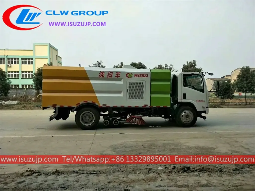 Isuzu 10m3 garbage cleaner truck