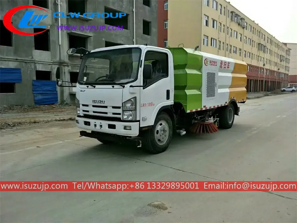 Isuzu 10m3 garbage cleaner truck